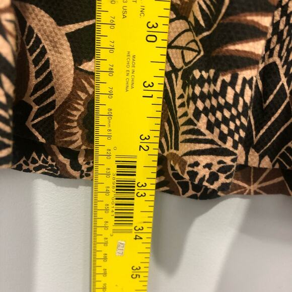 By Anthropologie Drapey Flare Pants Multicolor Size US 12 - Picture 10 of 16